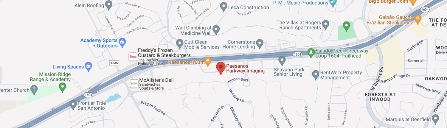 Paesanos Parkway Imaging Map